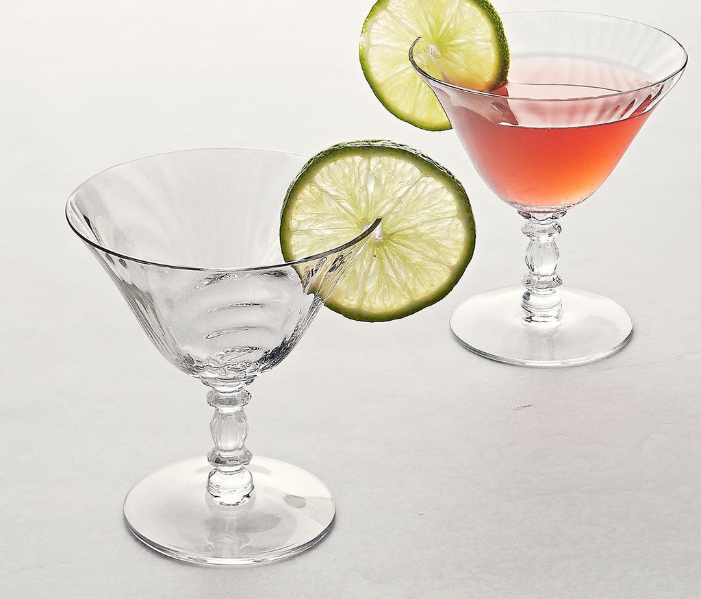 Roselyn Teardrop Coupe Cocktail Glasses