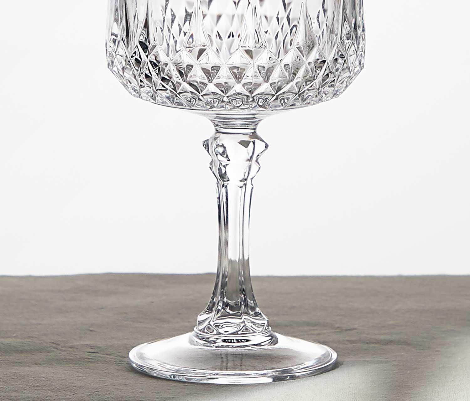 MARTINI Glasses Cristal D'arques Longchamp Crystal 7 3/4 10 Oz