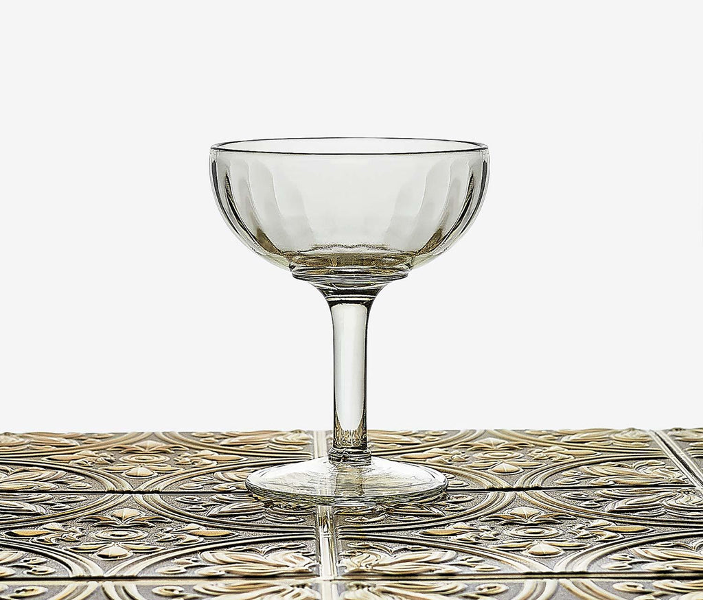 Vintage Art Deco champagne Coupe Cocktail Glasses - lollygag