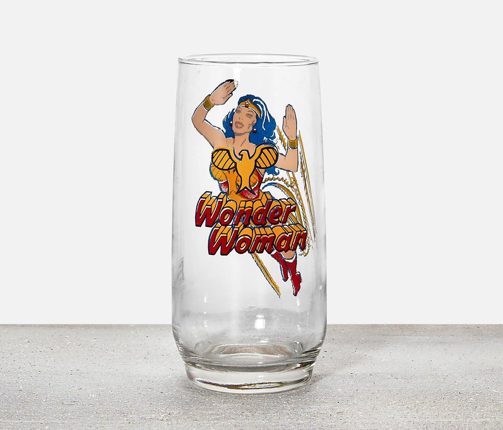1978 Wonder Woman Dc Comics Collector Glass 