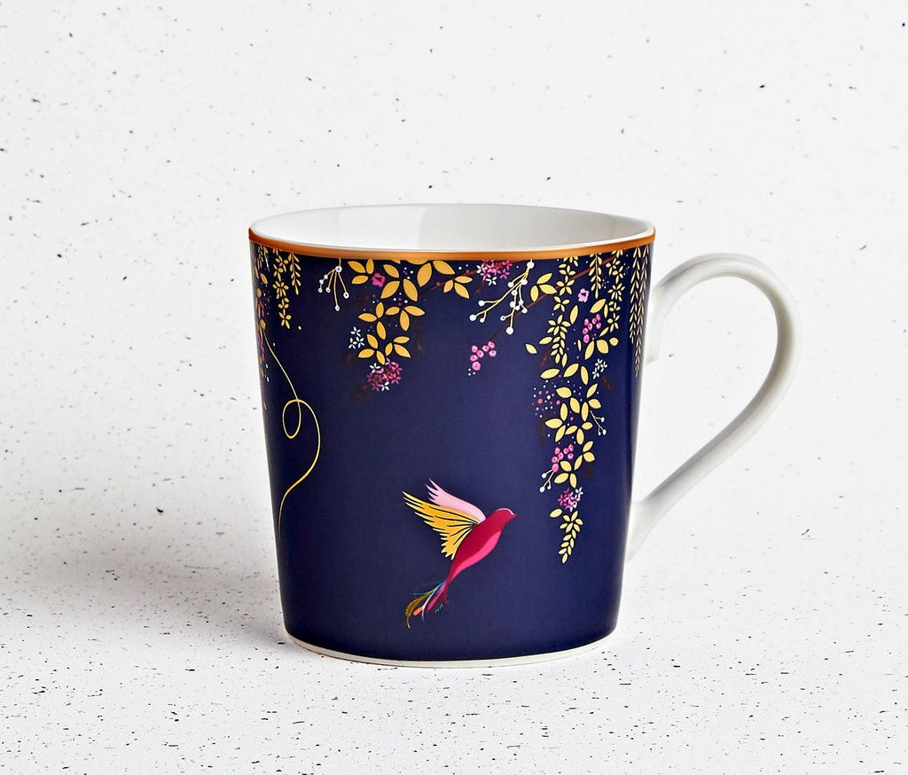 Sara Miller London Chelsea Bird Assorted Color Mug Set - lollygag