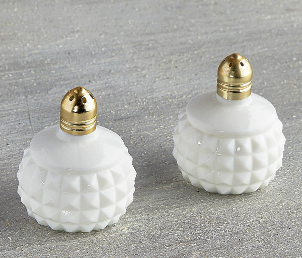 French Vintage Glass Salt and Pepper Shaker Set, No1 - MAKIE